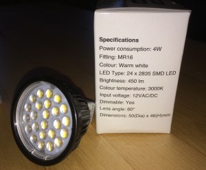MR16 24x2835-SMD (450 Lumens)