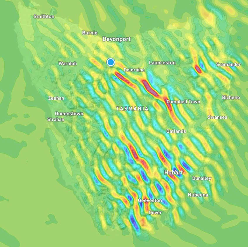 Whole of Tasmania Wave Systems