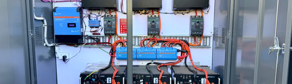 Home battery system detail